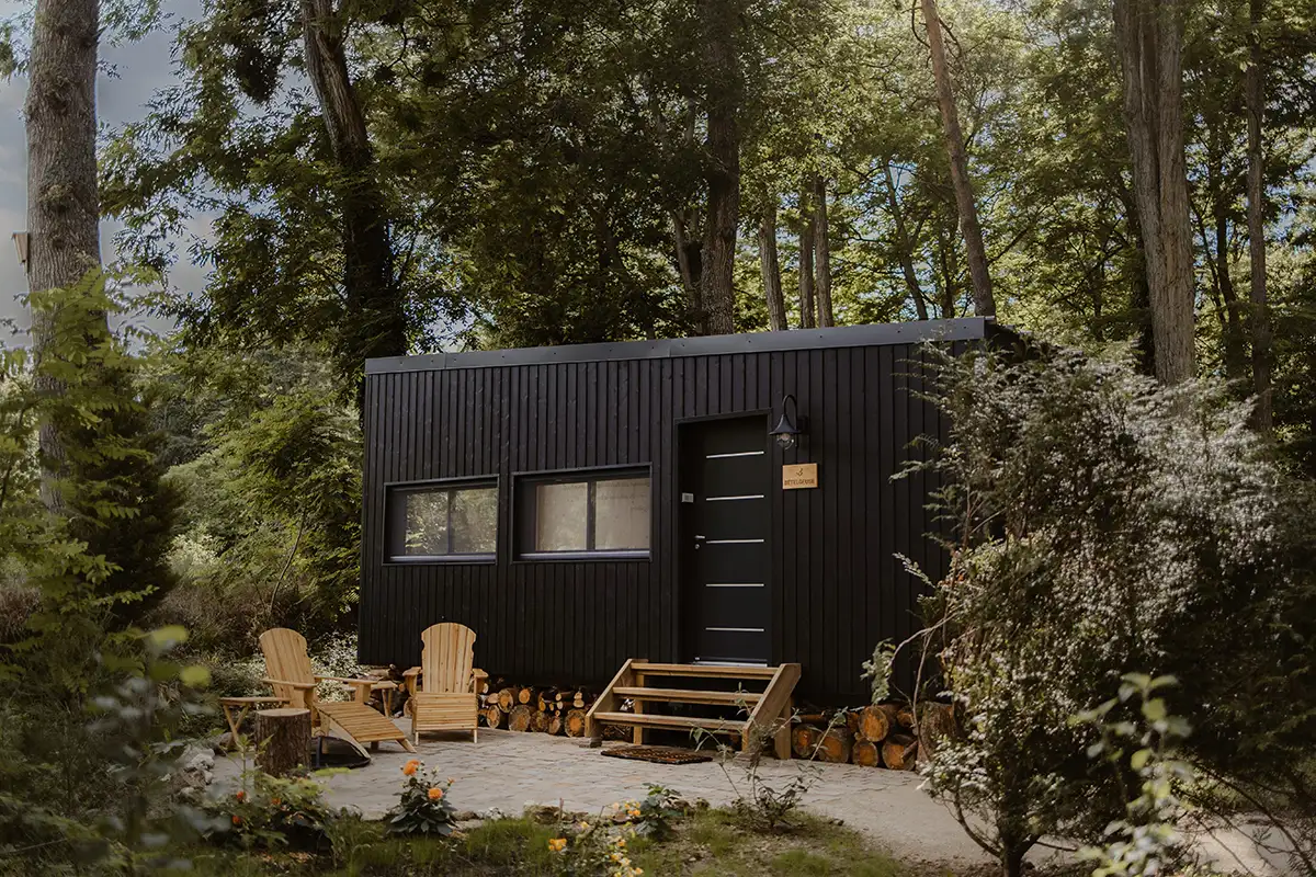 Tiny house Bételgeuse 2 personnes dans la forêt d'Orléans à une heure de Paris